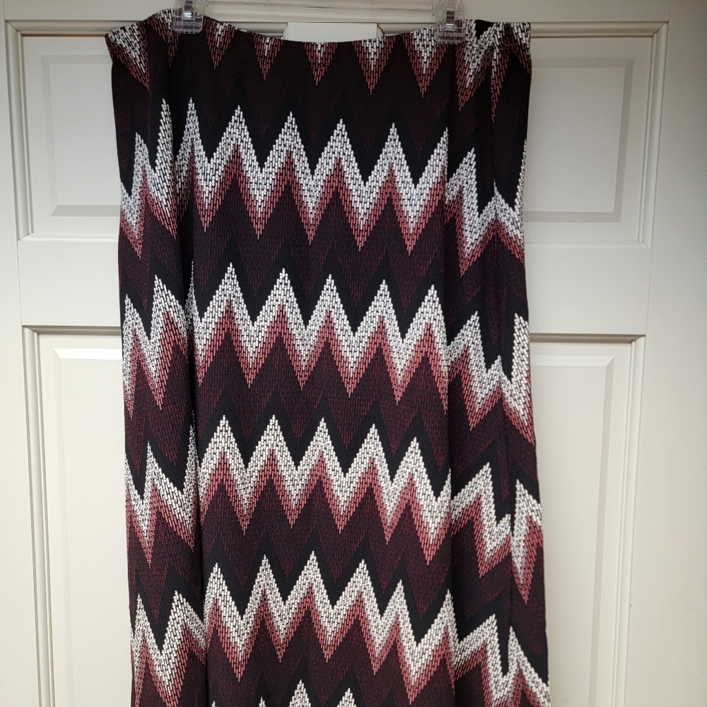 Zig-zag  maxi skirt